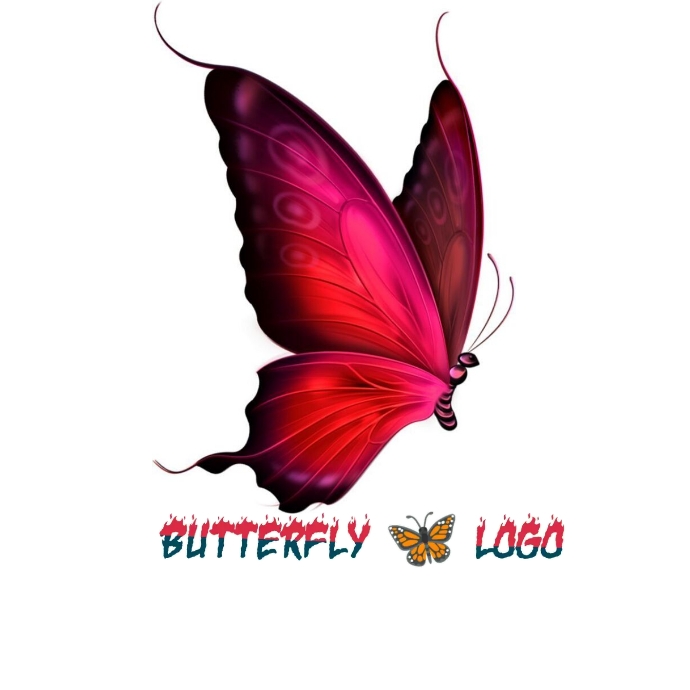 Butterfly logo | Butterfly 🦋 Logotyp template